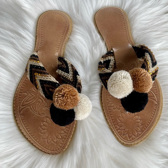 🇨🇴🦋 Handwoven Wayuu Sandals - Picture 5 of 8